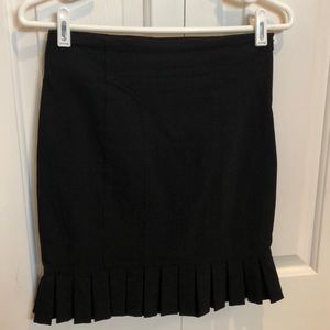 Pleated Pencil Skirt